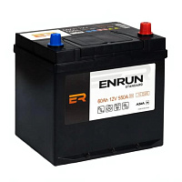 Аккумулятор ENRUN (60 Ah) 550 A, 12 V Обратная, R+ D23 EN600JS