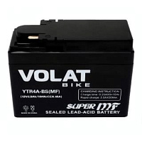 Аккумулятор VOLAT YTR4A-BS (MF) 2.5 Ah 40A (113x39x88)