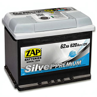 Аккумулятор ZAP PREMIUM (62 Ah) 620 A, 12 V Прямая, L+ L2 ZAP 562 36