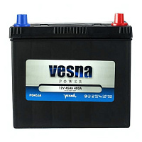 Аккумулятор VESNA ASIA (45 Ah) 400 A, 12 V Обратная, R+ B24