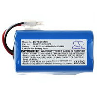 Аккумулятор для пылесосов ICLEBO Arte (Все серии p/n:EBKRTRHB000118-VE) 14.4 V 3.4 Ah арт. CS-YCM051VX
