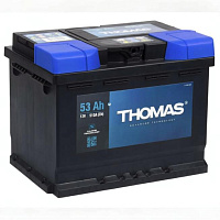 Аккумулятор THOMAS (53 Ah) 470 A, 12 V Обратная, R+ LB2 627192