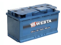 Автомобильный аккумулятор WESTA 100Ah 850A R+