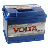 Аккумулятор Volta Plus (56 Ah) 540 A, 12 V Прямая, L+ L2