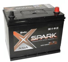 Автомобильный аккумулятор SPARK ASIA 70Ah 530/650A (EN/JIS) (R+)