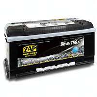 Аккумулятор ZAP SILVER (96 Ah) 760 A, 12 V Обратная, R+ LB5 ZAP-596 25