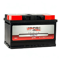 Аккумулятор VESNA Premium (78 Ah) 750 A, 12 V Обратная, R+ L3