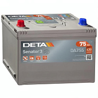 Аккумулятор DETA Senator3 DA755 / 75Ah