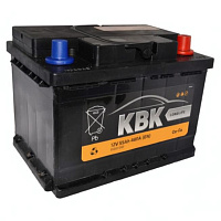 Аккумулятор KBK (55 Ah) 480 A, 12 V Обратная, R+ LB2