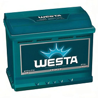 Аккумулятор WESTA Car Battery (60 Ah) 600 A, 12 V Прямая, L+ L2