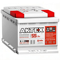 Аккумулятор АкТех 6CT-55A3 / 55Ah / 500А / Прямая полярность