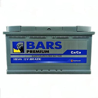 Аккумулятор BARS Premium (100 Ah) 880 A, 12 V Обратная, R+ L5