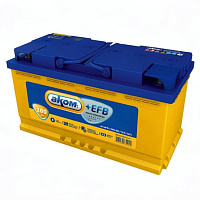 Аккумулятор AKOM +EFB (100 Ah) 930 A, 12 V Прямая, L+ L5 6СТ-100VL
