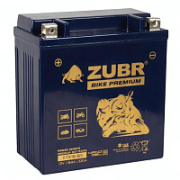 Аккумулятор для мотоцикла ZUBR Bike Premium 16Ah, 220A, 12V, Прямая L+, YTX16-BS