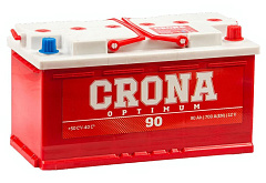 Автомобильный аккумулятор CRONA 90Ah 700 R+