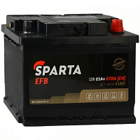 Аккумулятор SPARTA EFB / 65Ah / 670А