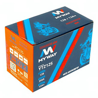 Аккумулятор для мотоцикла MYWAY, 12V, 12Ah, 200 A, Прямая полярность, L+, YTZ12S
