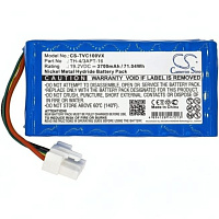 Аккумулятор для пылесосов TOSHIBA VC-J1X (VC Series p/n:CS-TVC100VX) 19.2 V 3.7 Ah арт. CS-TVC100VX