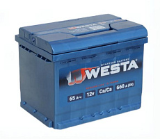 Автомобильный аккумулятор WESTA 65Ah 660A R+