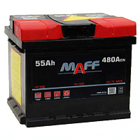 Аккумулятор MAFF Standart (55 Ah) 480 A, 12 V Обратная, R+ L2