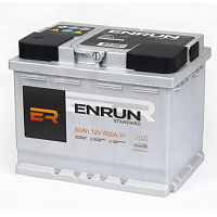 Аккумулятор ENRUN STANDARD (60 Ah) 600 A, 12 V Обратная, R+ L2 EN600S