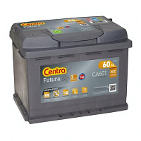 Аккумулятор CENTRA FUTURA (60 Ah) 600 A, 12 V Обратная, R+ LB2