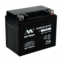 Аккумулятор для мотоцикла MYWAY, 12V, 7Ah, 90A, Обратная полярность, R+, YTZ7S