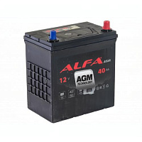 Аккумулятор ALFA / 40Ah / Asia AGM (Voyah Free)