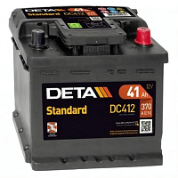 Аккумулятор DETA Standard DC412 / 41Ah / Низкий