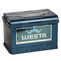 Аккумулятор WESTA Car Battery (75 Ah) 700 A, 12 V Обратная, R+ LB3