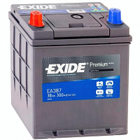 Аккумулятор Exide Premium EA387 / 38Ah / 300А / Asia / Прямая полярность