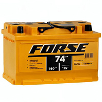 Аккумулятор FORSE (74 Ah) 760 A, 12 V Обратная, R+ LB3 574114050