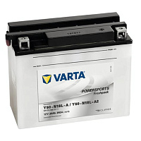 Аккумулятор для мотоцикла Varta Powersports (20 Ah) 260 A, 12 V Обратная, R+ SY50-N18L-AT 520012020-558172