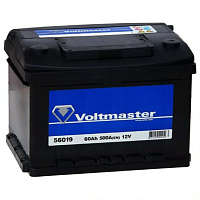 Аккумулятор VOLTMASTER (60 Ah) 500 A, 12 V Обратная, R+ L2