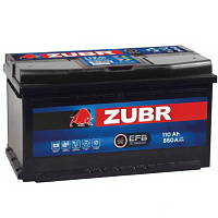 Аккумулятор ZUBR EFB (110 Ah) 880 A, 12 V Обратная, R+ L5 ZUE1100F