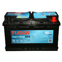 Аккумулятор TUDOR Start-Stop EFB (80 Ah) 720 A, 12 V Обратная, R+ L4