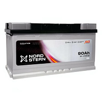 Аккумулятор NORDSTERN (90 Ah) 870 A, 12 V Обратная, R+ L5 NS900S