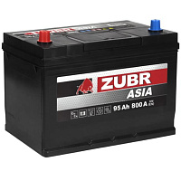 Аккумулятор Zubr Ultra Asia 95 Ah, 800 A, 12 V, Прямая полярность, L+, D31, ZU951JS