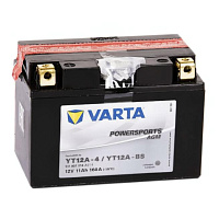 Аккумулятор для мотоцикла Varta Powersports AGM (11 Ah) 230 A, 12 V Прямая, L+ YTZ14S-4 511901014-549650