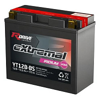 Аккумулятор RDrive eXtremal Iridium YT12B-BS 10Ah 175А (150x70x130)