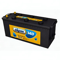 Аккумулятор AKOM 6CT (140 Ah) 920 A, 12 V Обратная, R+ D4 6CT-140VL