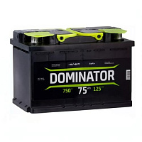 Аккумулятор DOMINATOR / 75Ah / 750А