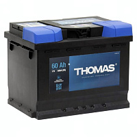 Аккумулятор THOMAS (60 Ah) 580 А, 12 V Прямая, L+ L2 627195