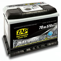 Аккумулятор ZAP SILVER (70 Ah) 570 A, 12 V Прямая, L+ L2 ZAP-570 26