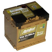Аккумулятор AUTOPART GALAXY GOLD (52 Ah) 480 A, 12 V Обратная, R+ L1
