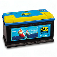 Лодочный аккумулятор ZAP MARINE 100Ah, 12V, R+, Ca/Ca, 353x175x190 мм, 23.6 кг.