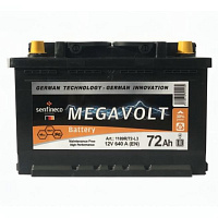 Аккумулятор MEGAVOLT (72 Ah) 640 A, 12 V Обратная, R+ L3