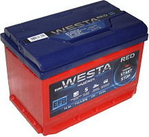 Автомобильный аккумулятор Westa RED EFB 74Ah 710A R+