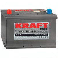 Аккумулятор Kraft Classic Asia / 100Ah / 850А / Прямая полярность