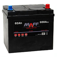 Аккумулятор MAFF Premium (60 Ah) 600 A, 12 V Обратная, R+ B24